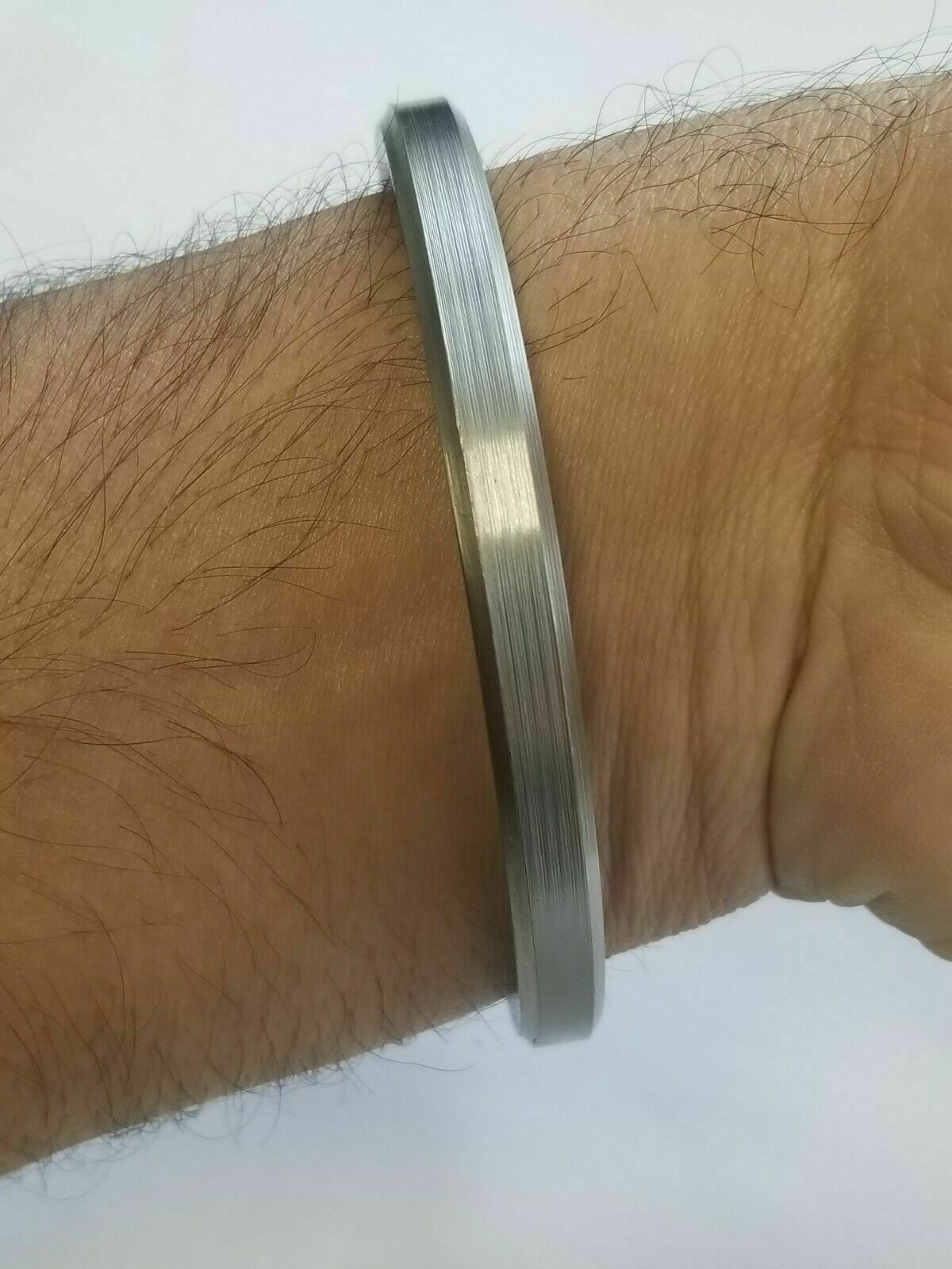 Sarbloh Pure Iron Flat Sikh Kara Kaur Kada Singh Khalsa Traditional 5Ks Bangle F4