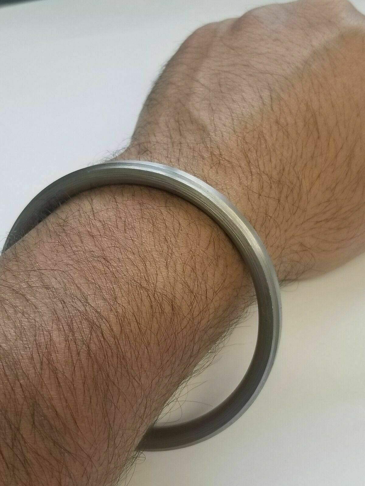 Sarbloh Pure Iron Flat Sikh Kara Kaur Kada Singh Khalsa Traditional 5Ks Bangle F4