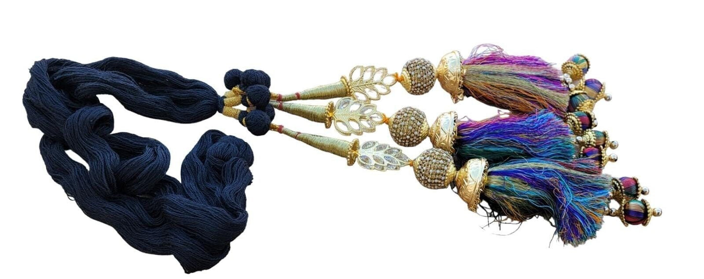 Panjabi Paranda mehndi Jaago bridal DJ Patiala parandi Indian hair braid dori TT7R handmade bollywood design latkans