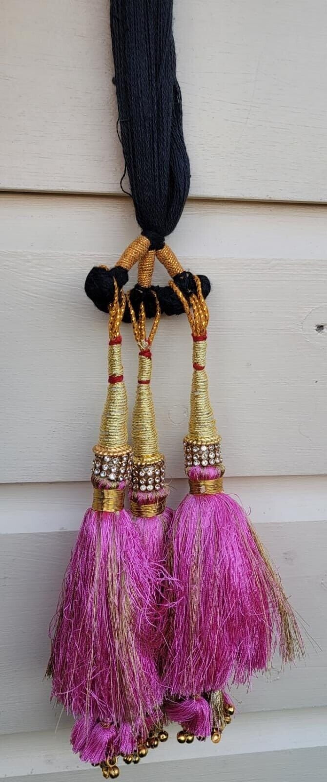 Punjabi Parandi mehndi jaago viyah bridal Patiala paranda Indian hair braid TT11R Bollywood handmade design Dulhan