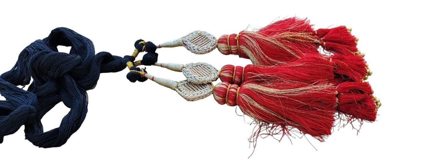 Punjabi Parandi mehndi jaago bridal patiala mirror paranda Indian hair braid TT8R Handmade design bollywood viyah latkans