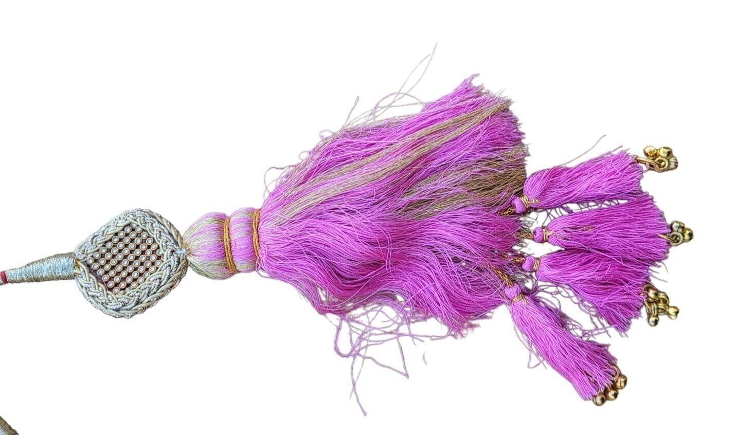 Punjabi parandi mehndi jaago viyah bridal Patiala paranda Indian hair braid TT10R Lahore stones Latkan Bollywood design Handmade