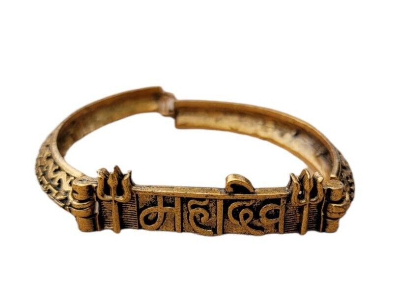 Mahadev bracelet kara hindu good luck kada evil eye protection bangle cc20 new