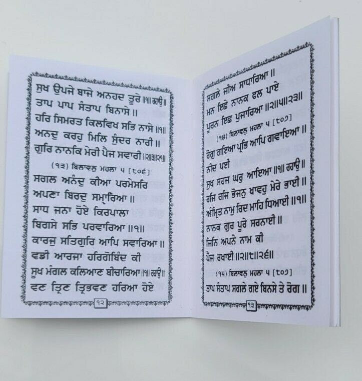 Dukhbhanjani Sahib Gutka Punjabi Book Protection Shabads Bani Panjabi Gift New B