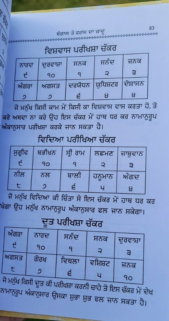 Gorakh Sidhi Chamatkar Saniyasi Bawa ka Gutka Bengal France Magic Book Punjabi M