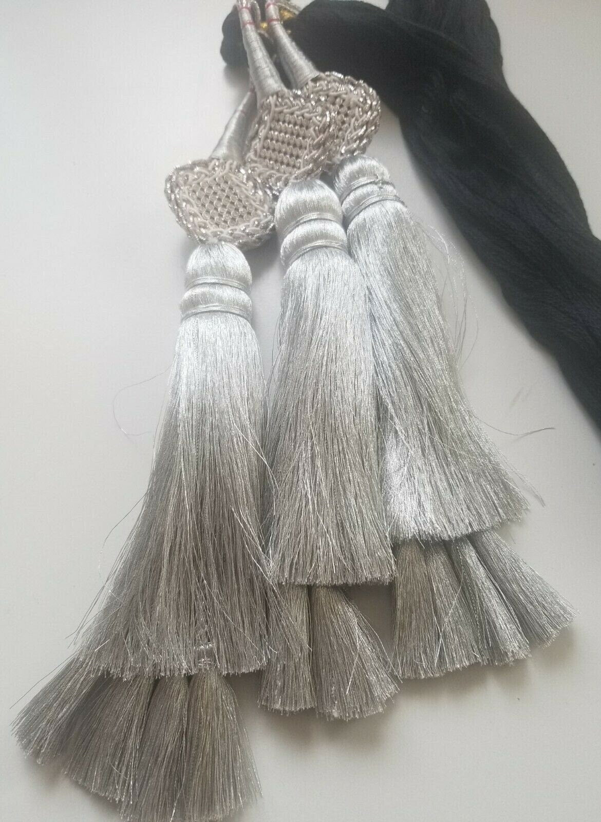 Indian punjabi pranda mehndi jagoo charms bridal patiala paranda hair braid a15s