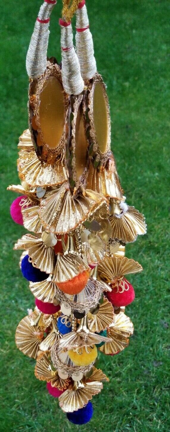 Patiala paranda latkan indian punjabi parandi mehndi jagoo bridal hair braid mb4