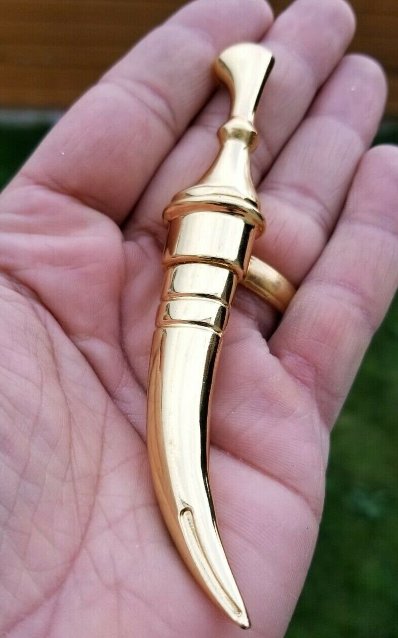 Stunning gold plated steel ceremonial sikh siri sahib brilliant design singh nn7