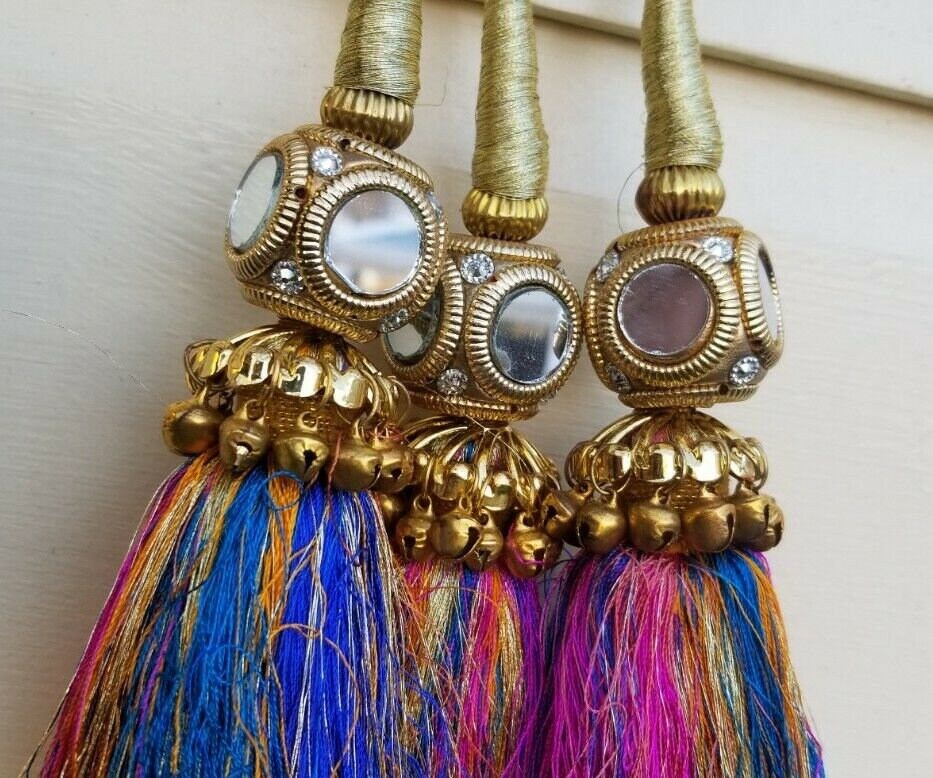 Patiala paranda latkan indian punjabi parandi mehndi jaago bridal hair braid mb7