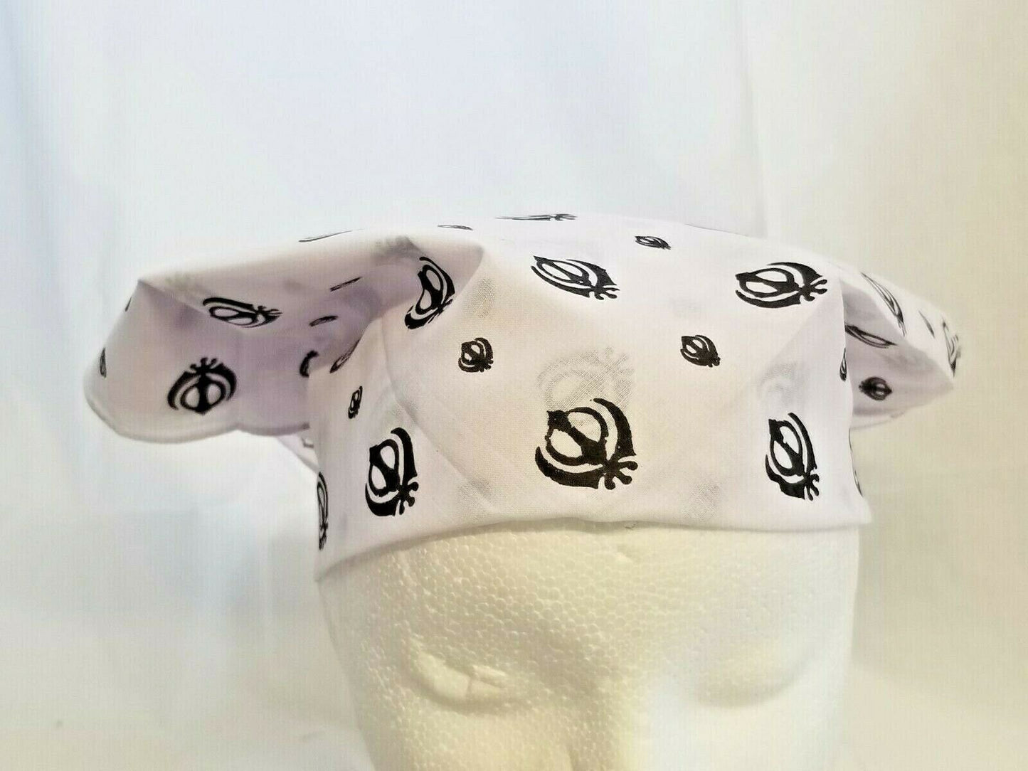 Sikh punjabi singh kaur white khalsa khandas bandana head wrap gear rumal za6