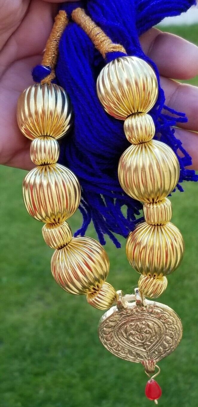 Punjabi kaintha folk cultural bhangra gidha pendant cultural patiala necklace nh