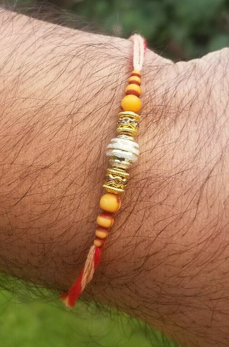 Hindu red thread evil eye protection stunning bracelet luck talisman amulet fg8