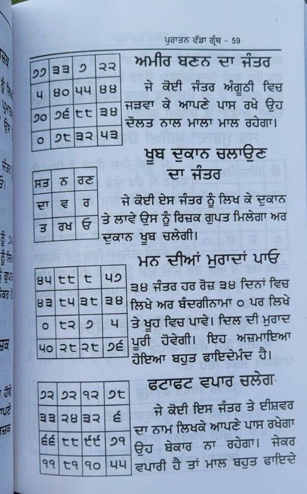 Granth Yantar Mantar Tantar Vashikaran Punjabi Book Sant Mahesh Kumar Panjabi MB