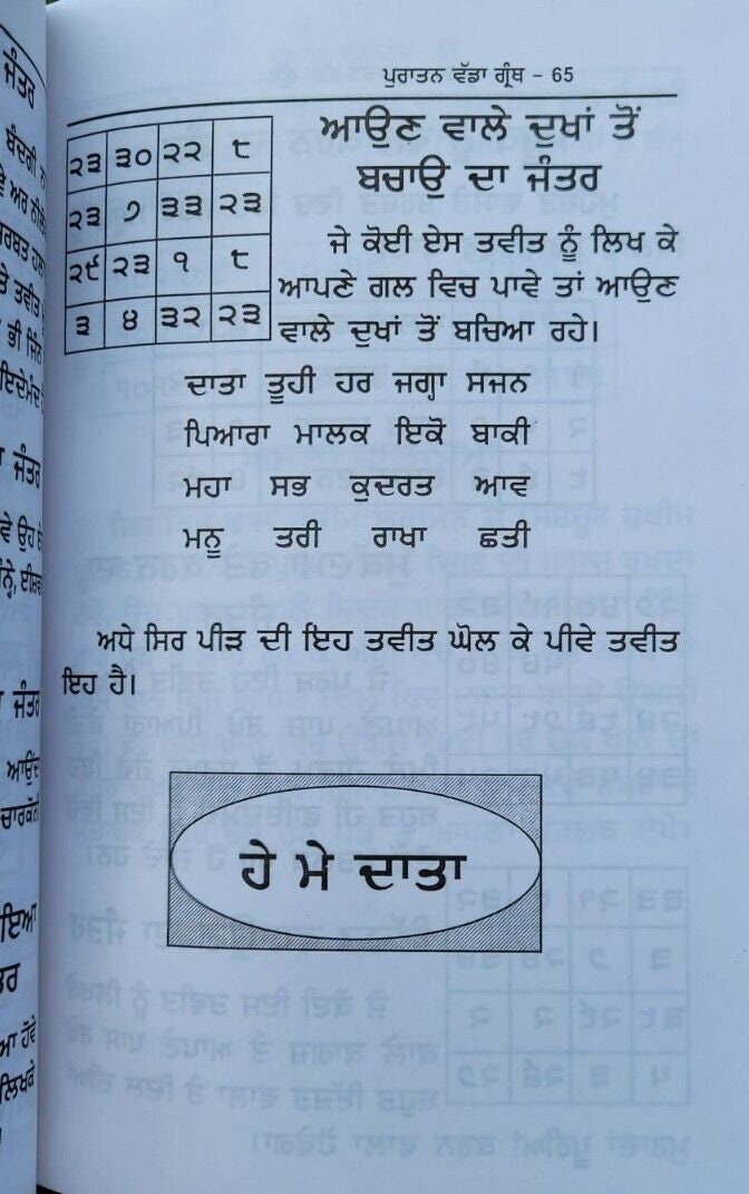 Granth Yantar Mantar Tantar Vashikaran Punjabi Book Sant Mahesh Kumar Panjabi MB