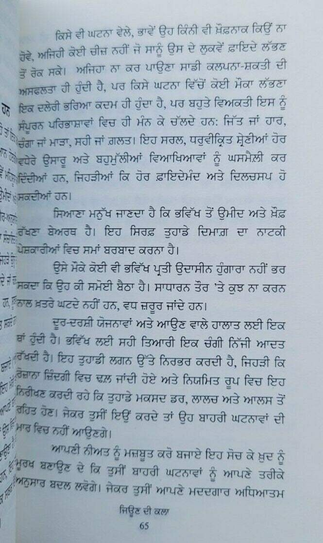 The Art of Living Epictetus in Punjabi Language Jeeon di Kala book Roohdeep MB