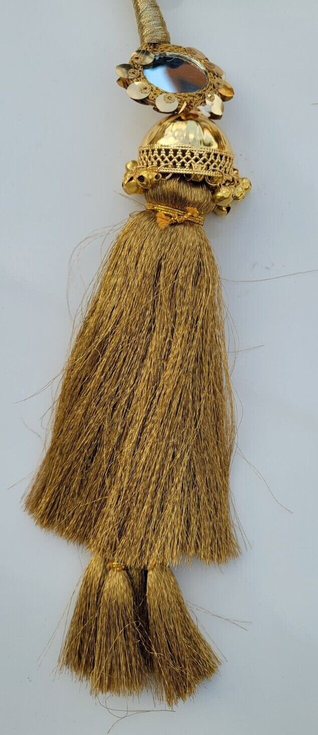Indian Punjabi parandi Bridal Mirror Jaago Mehndi  Patiala Paranda hair braid MGa Panjabi Wedding Season