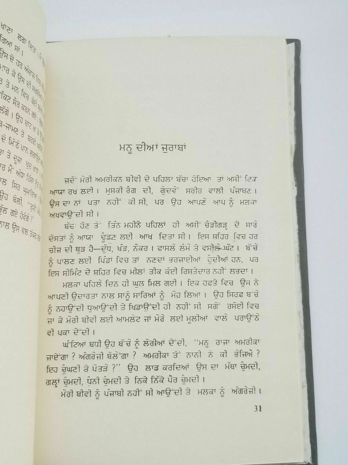 Mircha Wala Sadh Punjabi reading stories book by Balwant Gargi Panjabi story b5