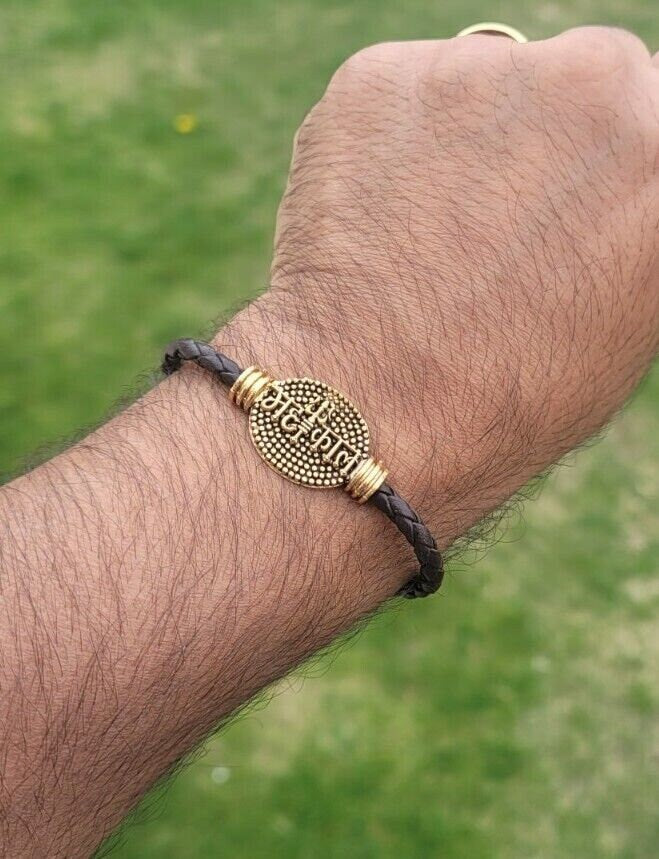 Mahakal trishul bracelet kara hindu good luck evil eye protection bangle i16 new