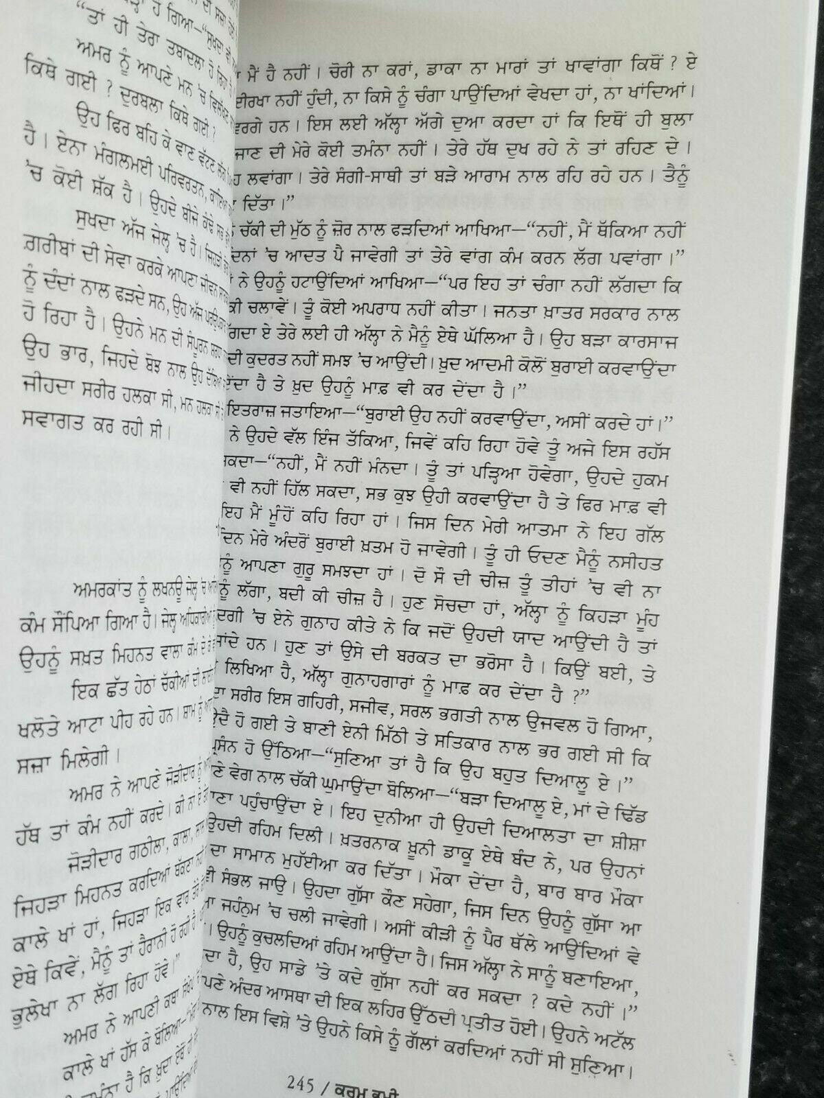 Karambhumi Novel Munshi Prem Chand Punjabi Book Gurmukhi Translation Panjabi B71