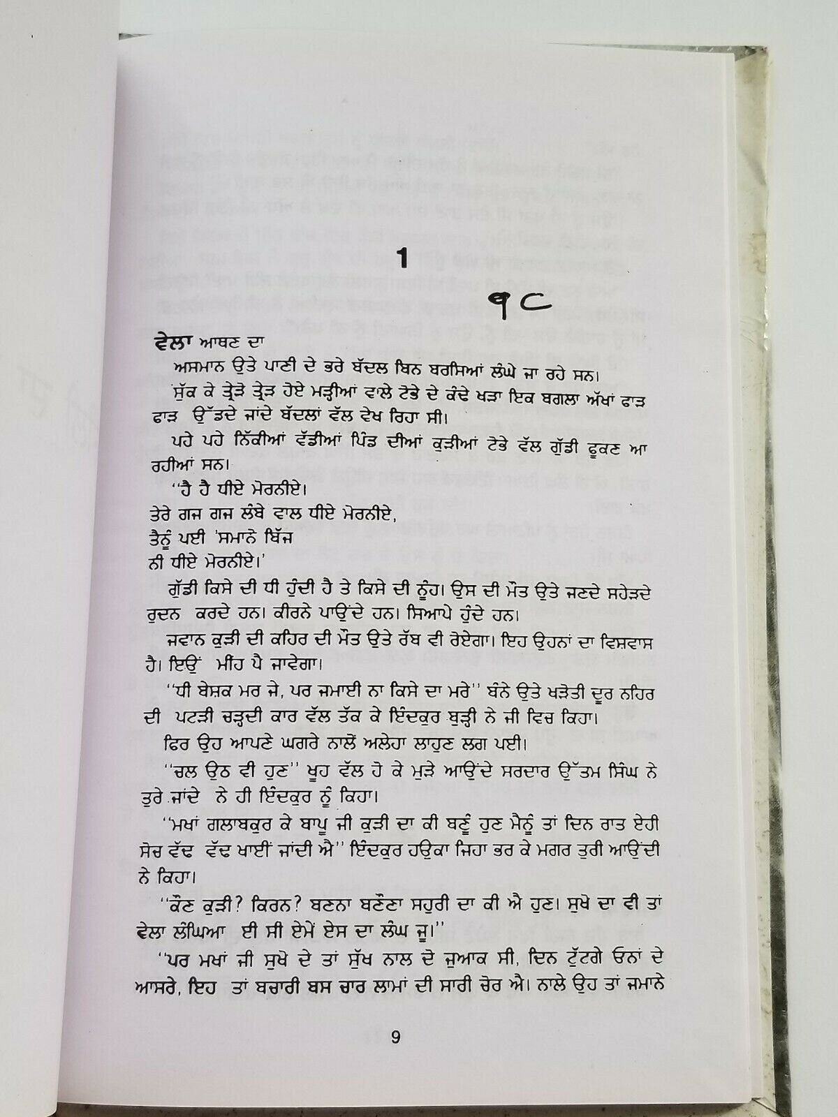 Teeli da Nishan Punjabi fiction novel by Dalip Kaur Tiwana Panjabi book b5 new
