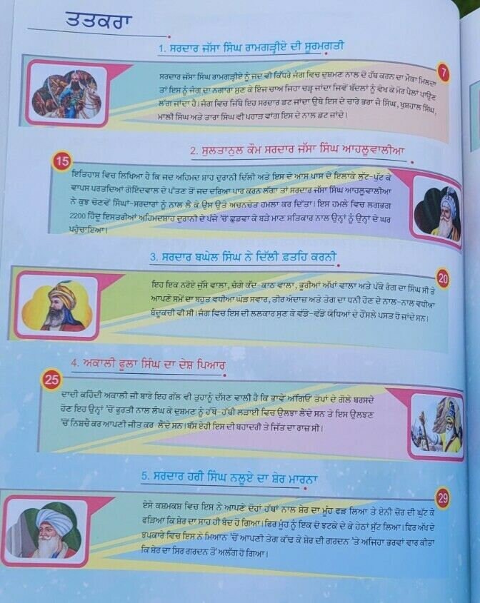 Sikhi sidak de pandhi punjabi sikh stories  kids story book panjabi mk new gift