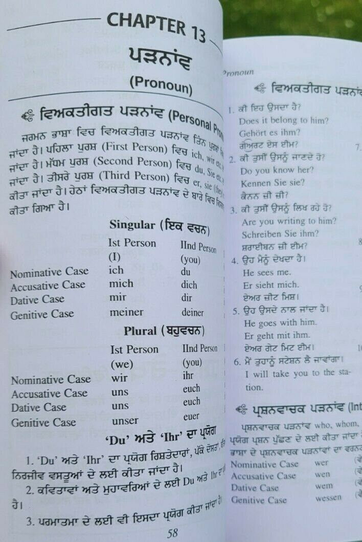 Speak Fluent German Learning Course Punjabi &amp; English Easy 60 Days MA
