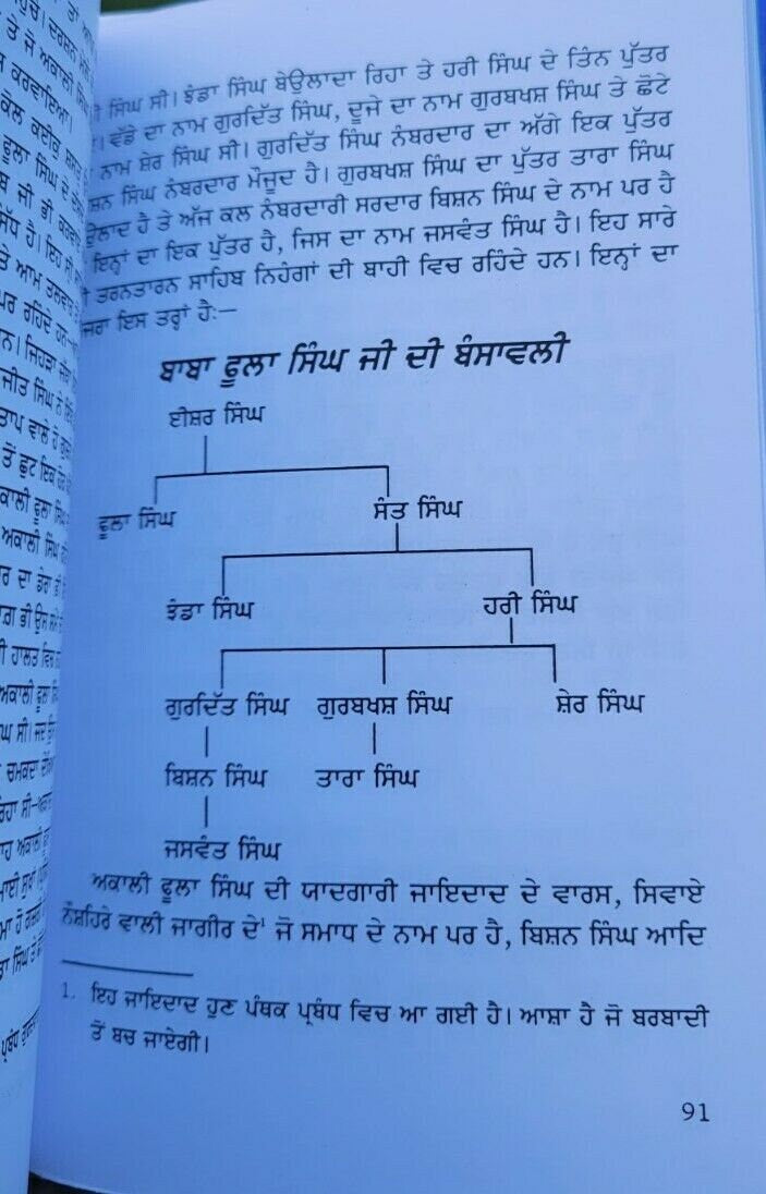 Akali phoola singh sikh book baba prem singh hoti mardaan punjabi gurmukhi mc