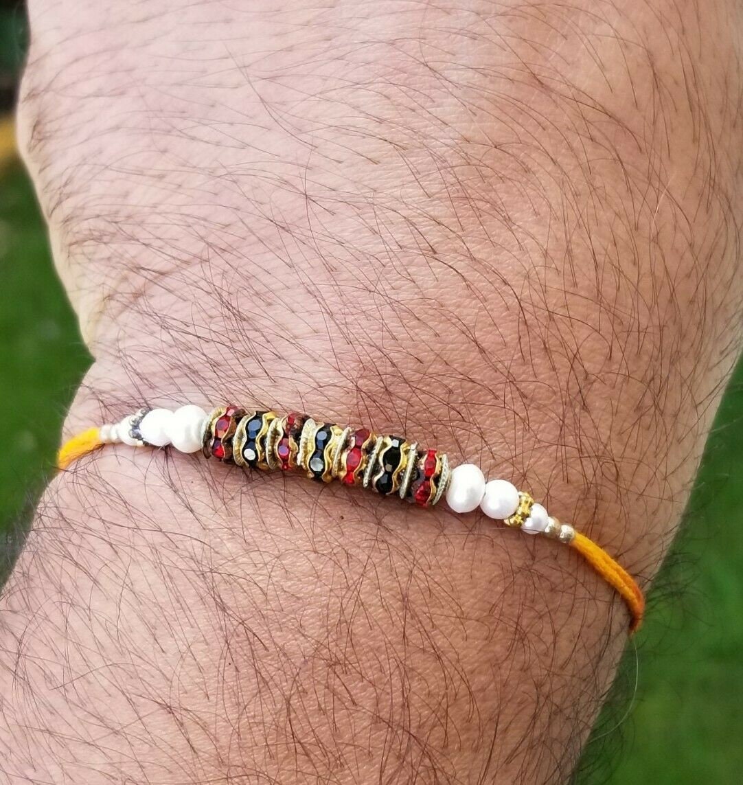 Hindu red thread evil eye protection stunning bracelet luck talisman amulet ll19
