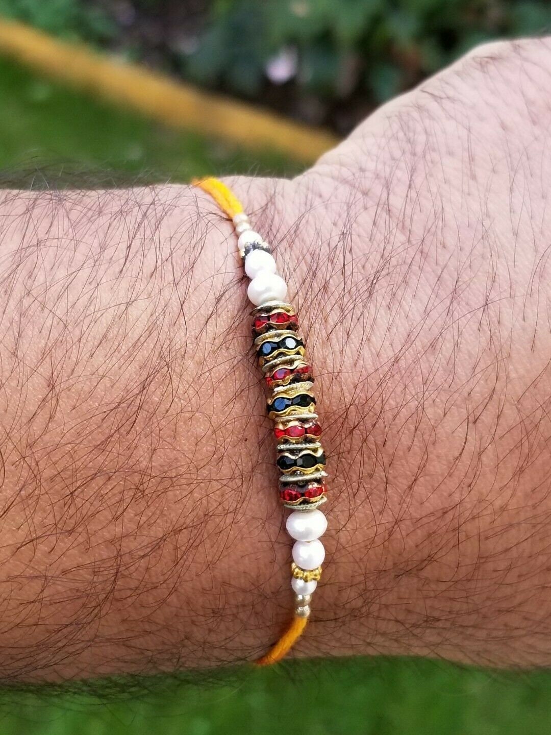 Hindu red thread evil eye protection stunning bracelet luck talisman amulet ll19