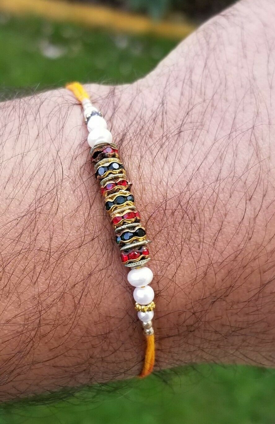 Hindu red thread evil eye protection stunning bracelet luck talisman amulet ll19