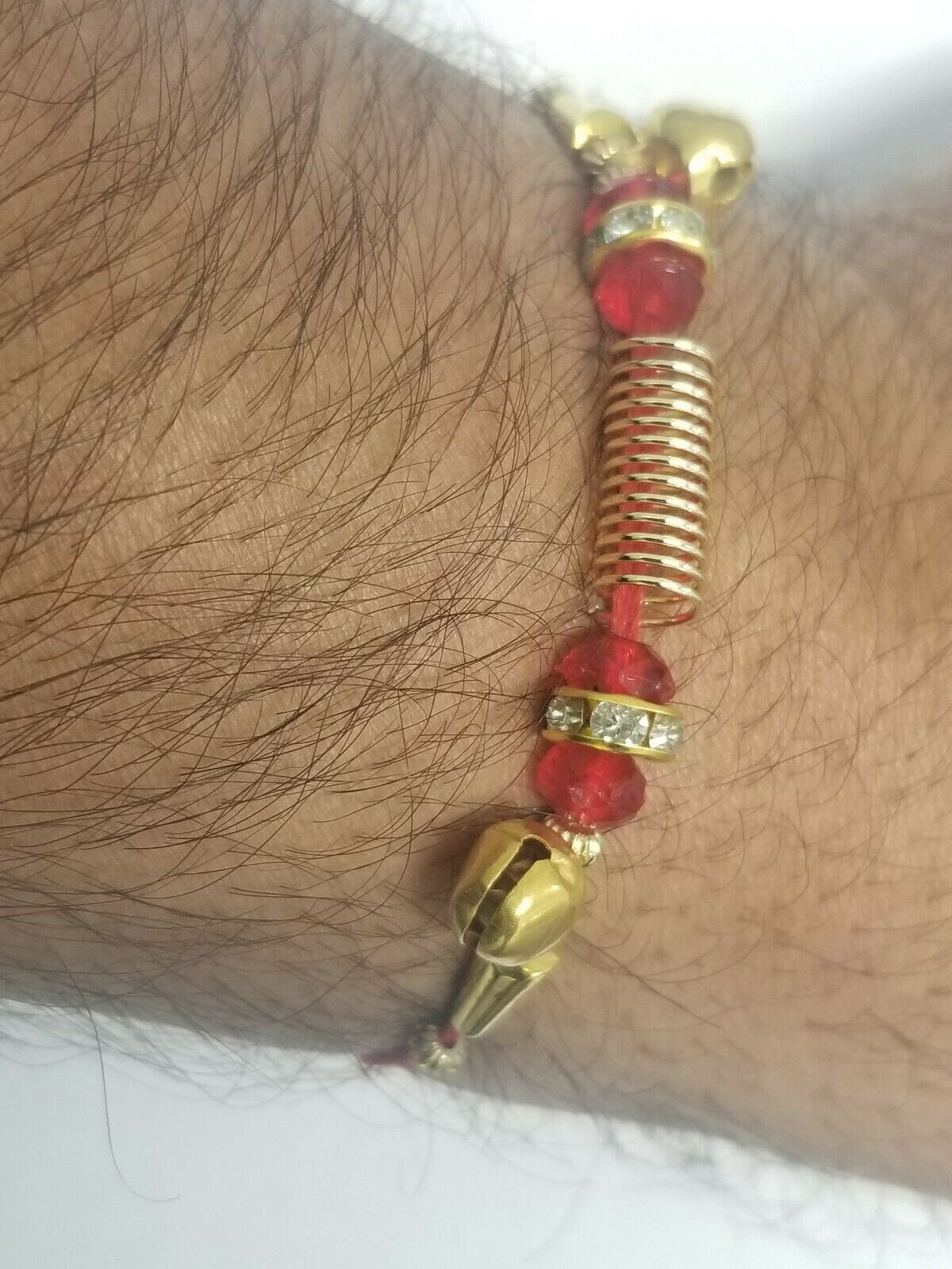Lucky hindu red thread stunning evil eye protection bracelet talisman amulet ff5