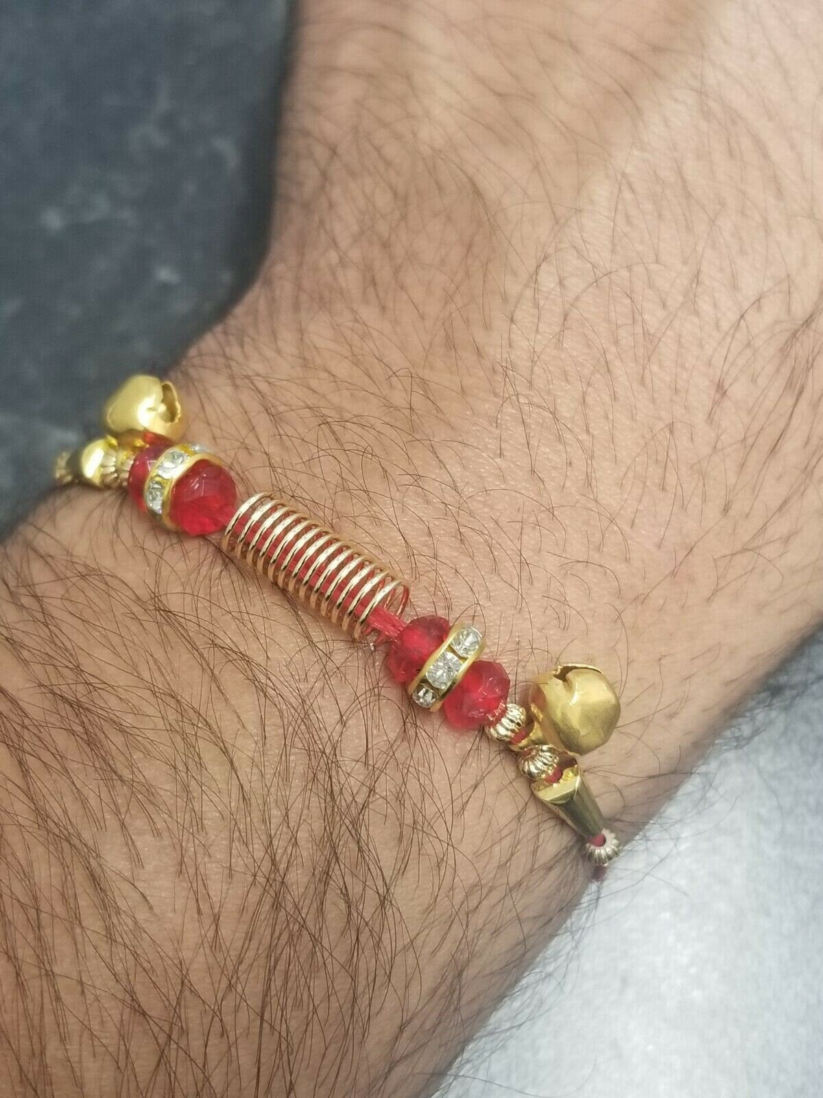 Lucky hindu red thread stunning evil eye protection bracelet talisman amulet ff5