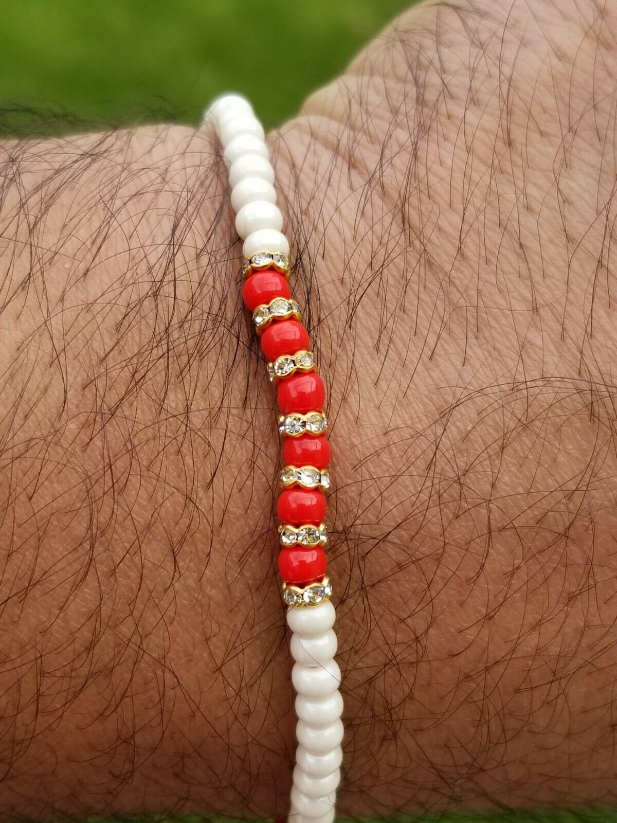 Hindu red thread evil eye protection stunning bracelet luck talisman amulet ll2