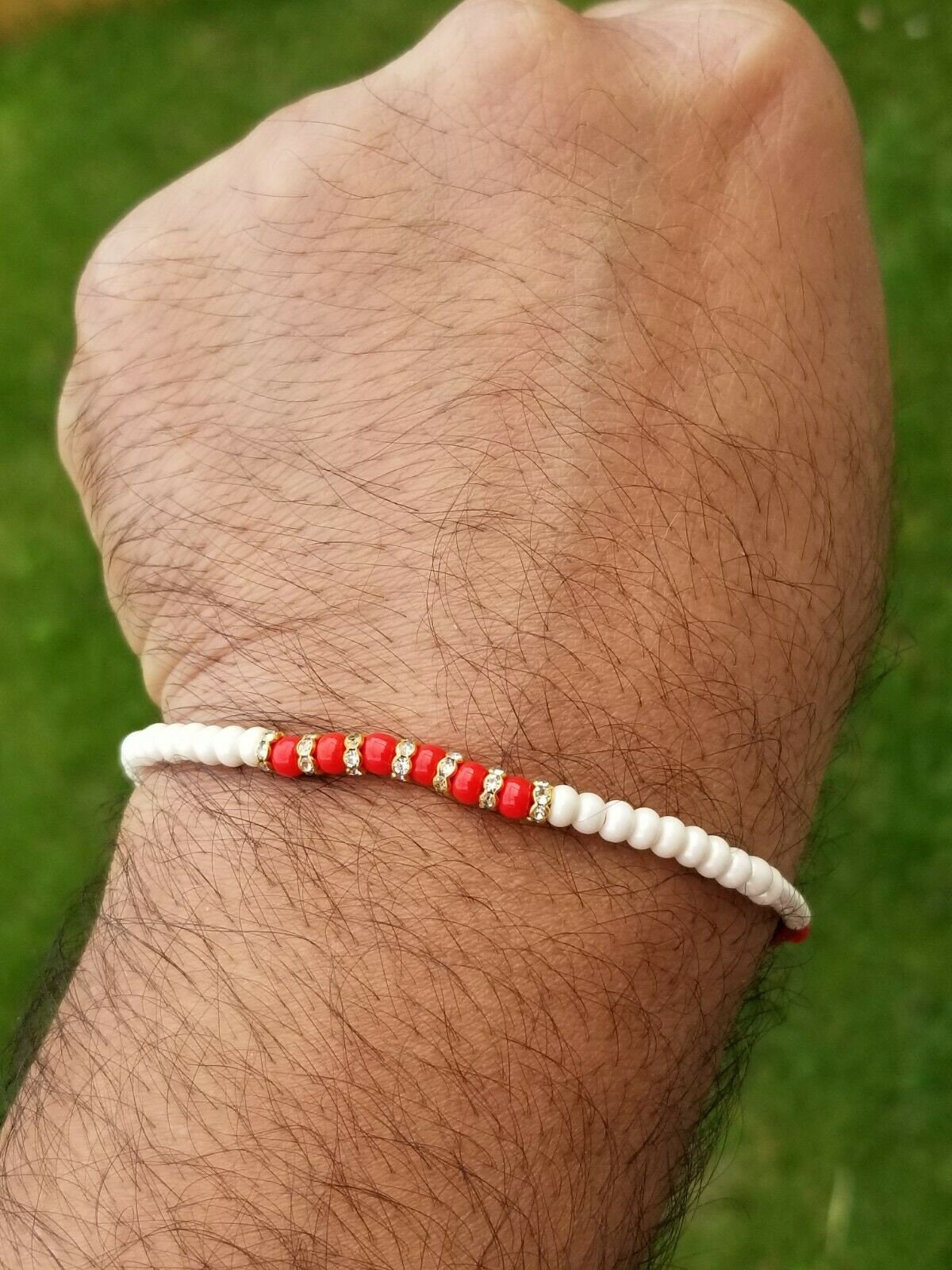 Hindu red thread evil eye protection stunning bracelet luck talisman amulet ll2