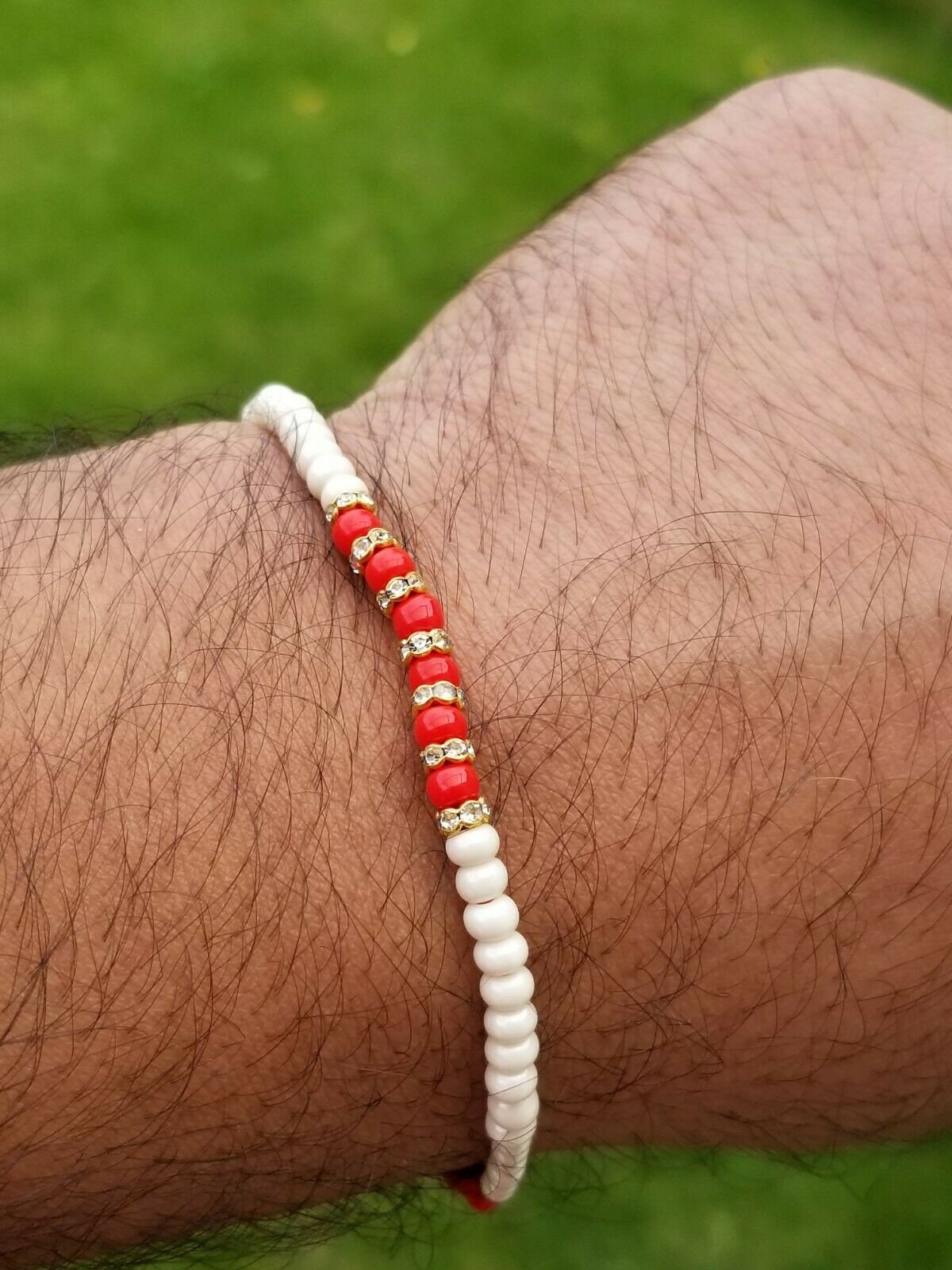 Hindu red thread evil eye protection stunning bracelet luck talisman amulet ll2