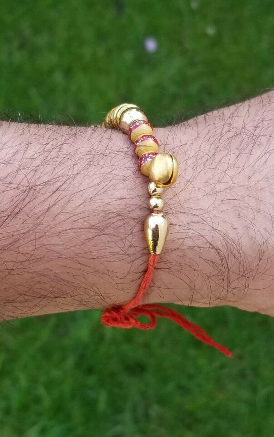 Hindu red thread evil eye protection stunning bracelet luck talisman amulet ff17