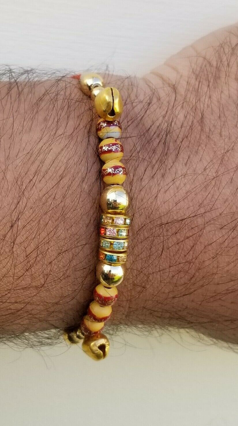Hindu red thread evil eye protection stunning bracelet luck talisman amulet ff17