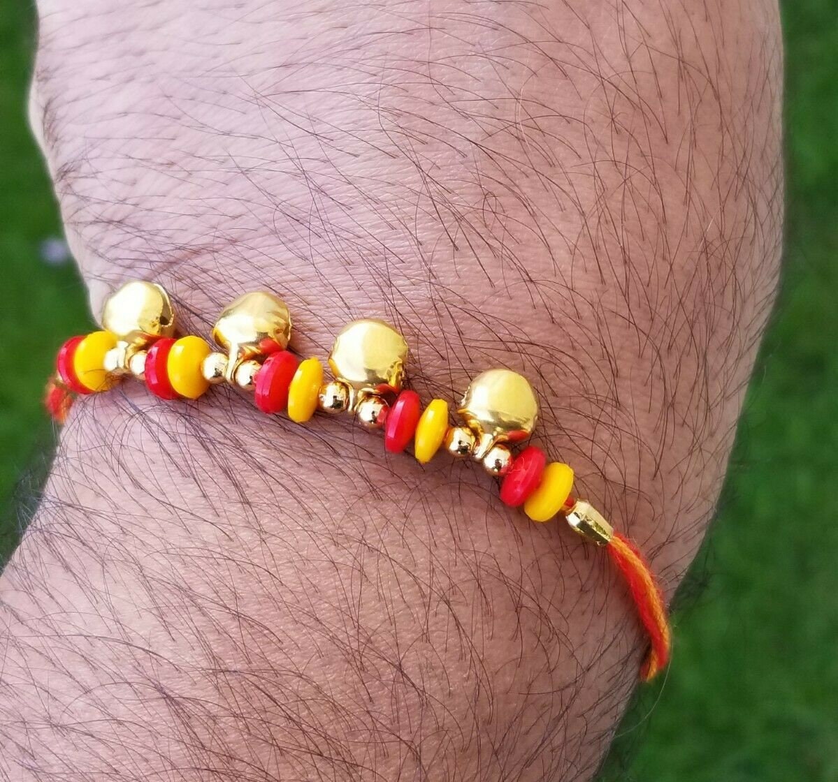 Hindu red thread evil eye protection stunning bracelet luck talisman amulet ff15