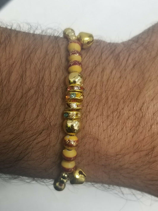 Lucky hindu red thread stunning evil eye protection bracelet talisman amulet ff3