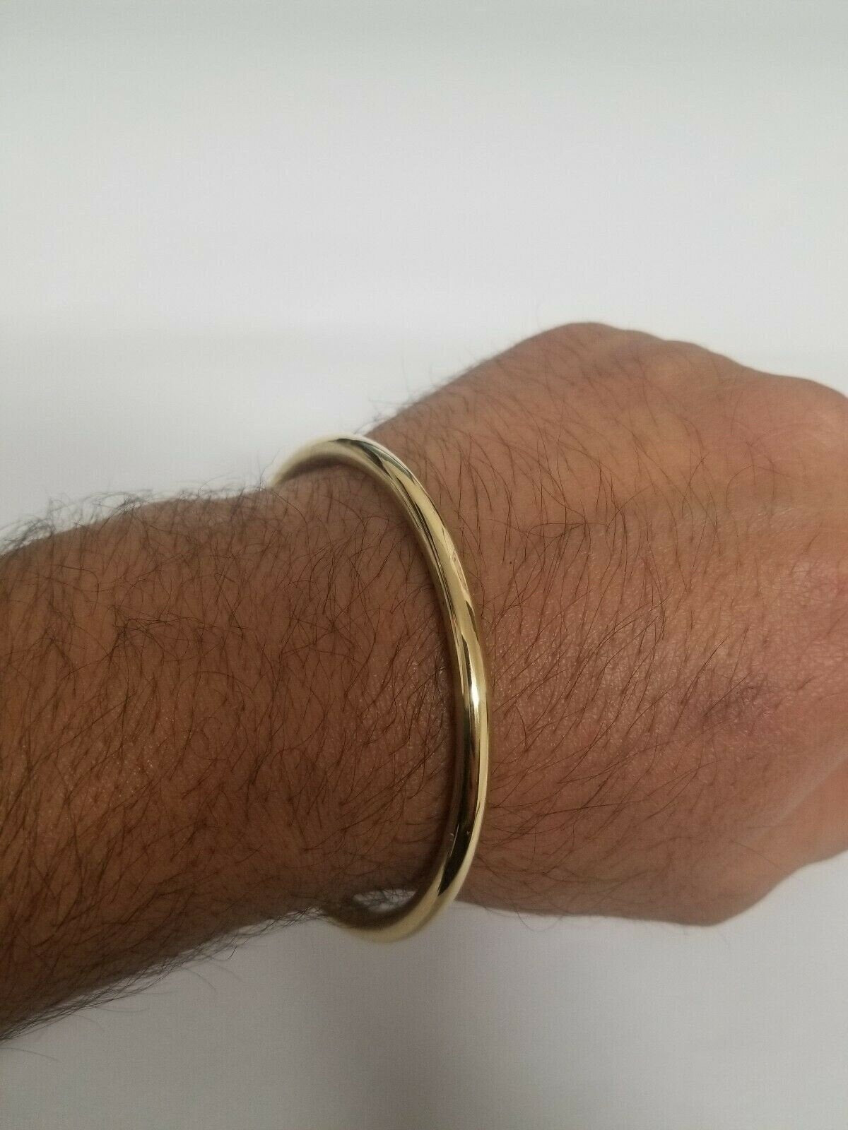 Brass Gold Colour Sikh Kara Smooth Round Khalsa Bangle Singh Kaur khalsa Kada K7A