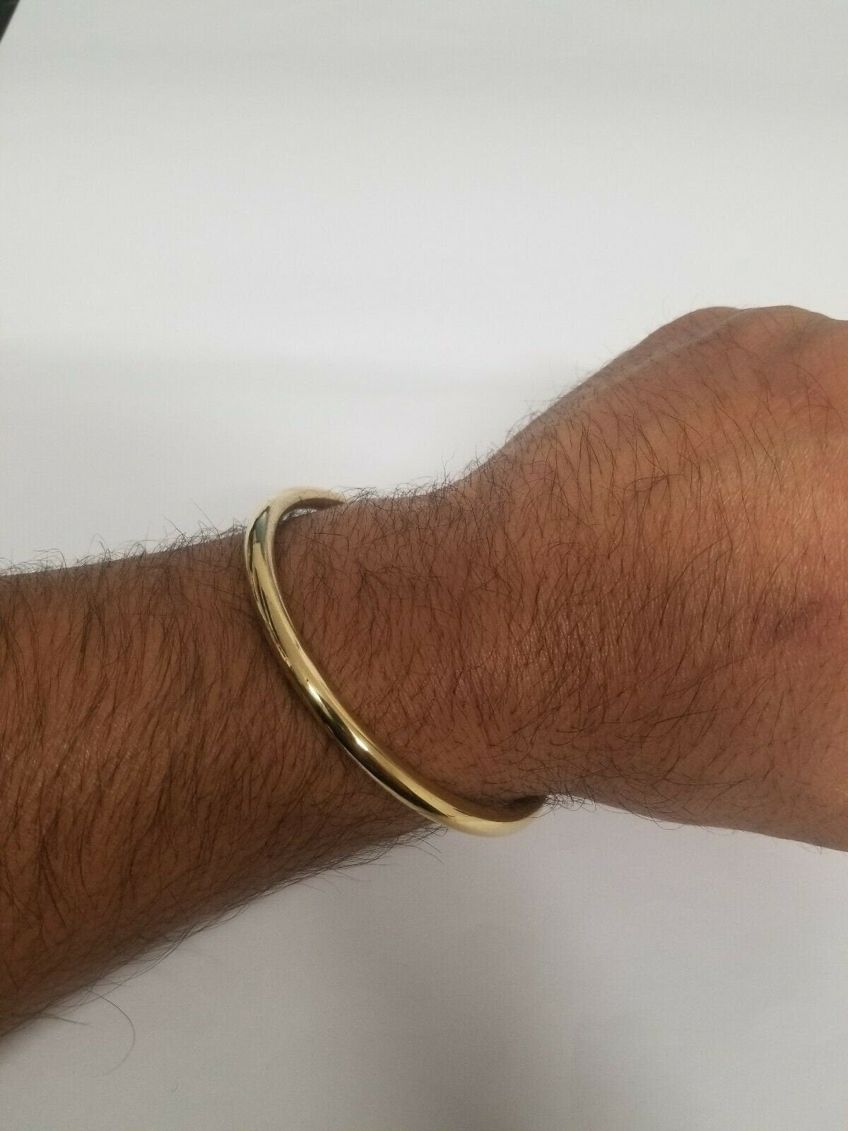 Brass Gold Colour Sikh Kara Smooth Round Khalsa Bangle Singh Kaur khalsa Kada K7A