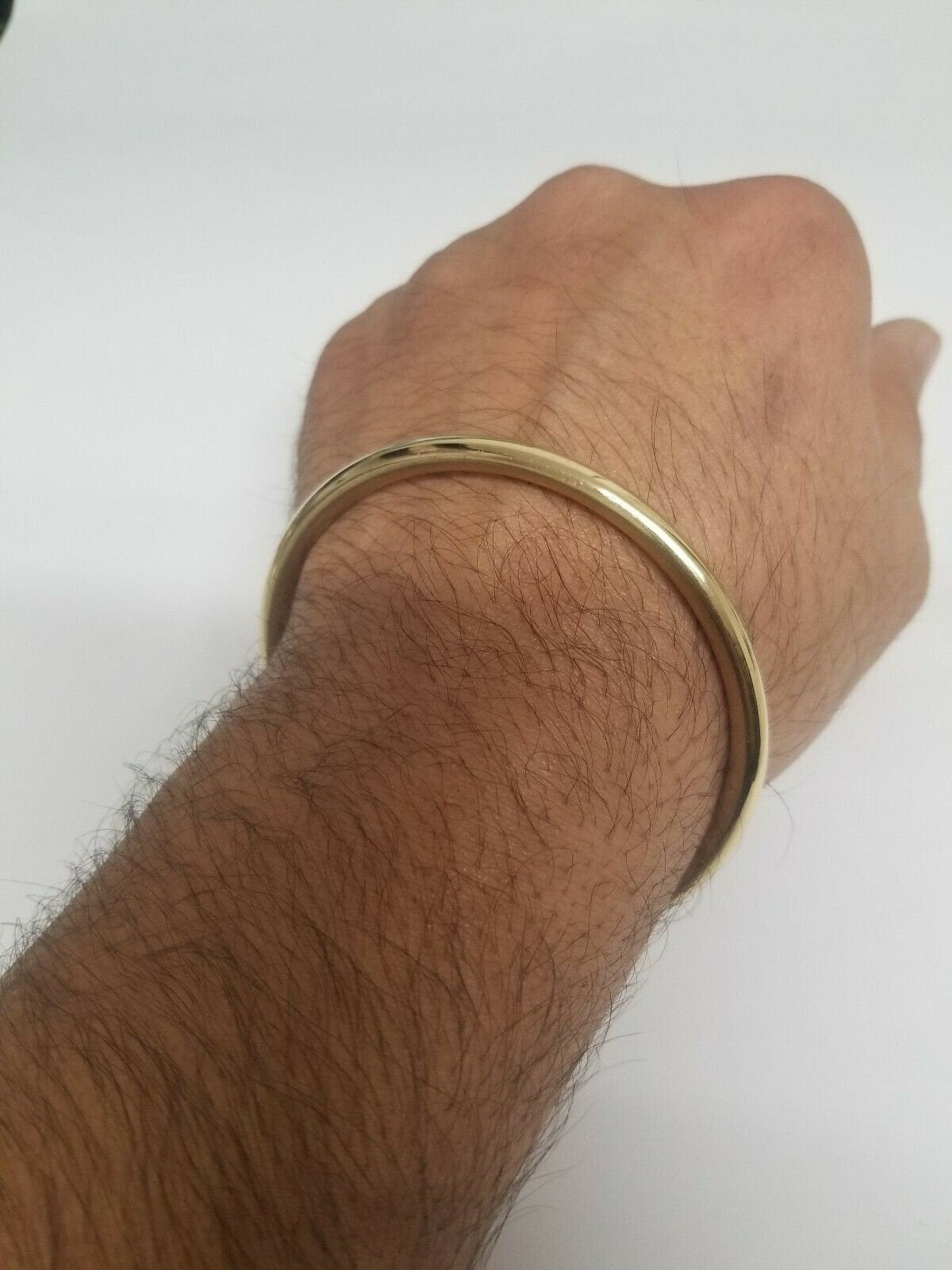 Brass Gold Colour Sikh Kara Smooth Round Khalsa Bangle Singh Kaur khalsa Kada K7A