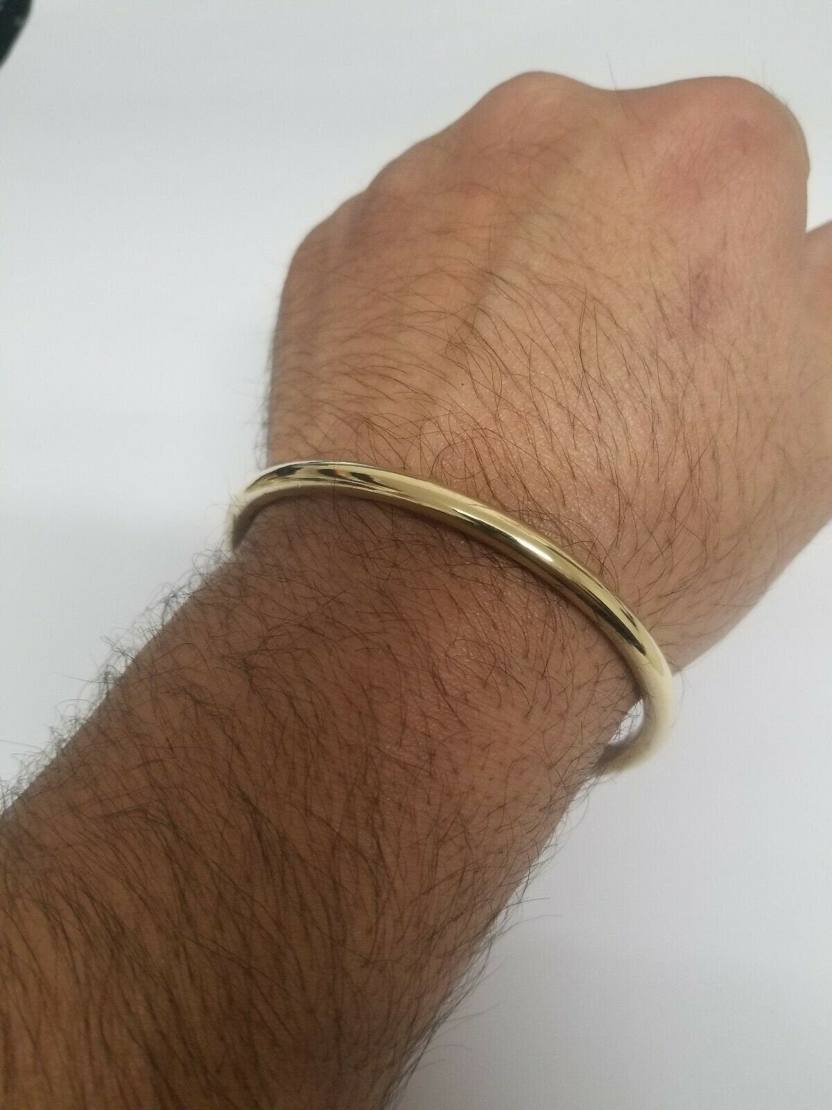 Brass Gold Colour Sikh Kara Smooth Round Khalsa Bangle Singh Kaur khalsa Kada K7A