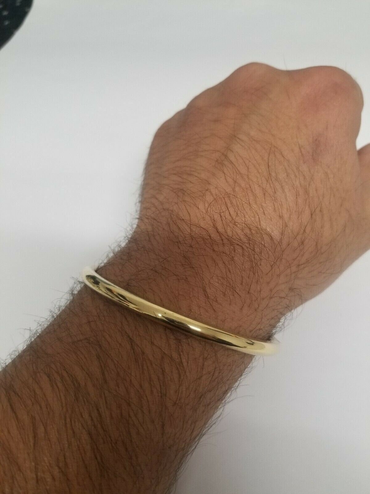 Brass Gold Colour Sikh Kara Smooth Round Khalsa Bangle Singh Kaur khalsa Kada K7A
