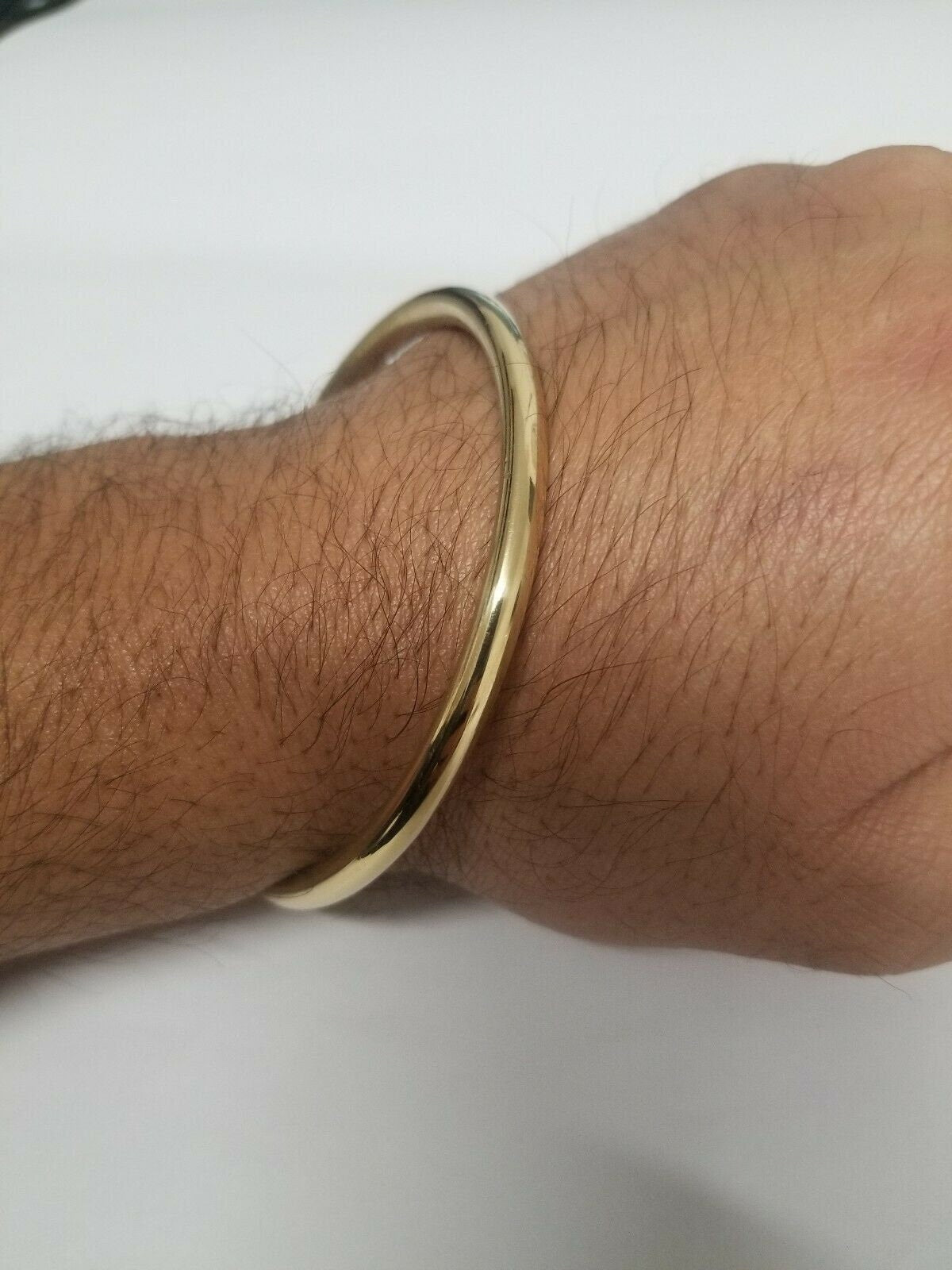 Brass Gold Colour Sikh Kara Smooth Round Khalsa Bangle Singh Kaur khalsa Kada K7A