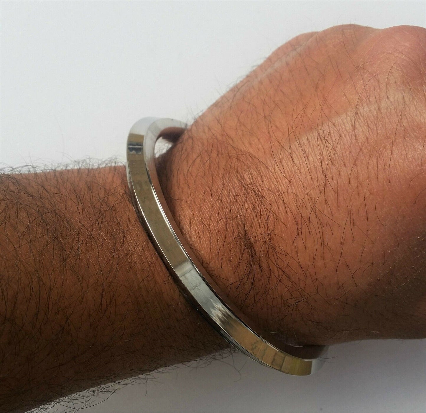 Stainless steel stunning one edge traditional sikh kara punjabi kada kakar c10