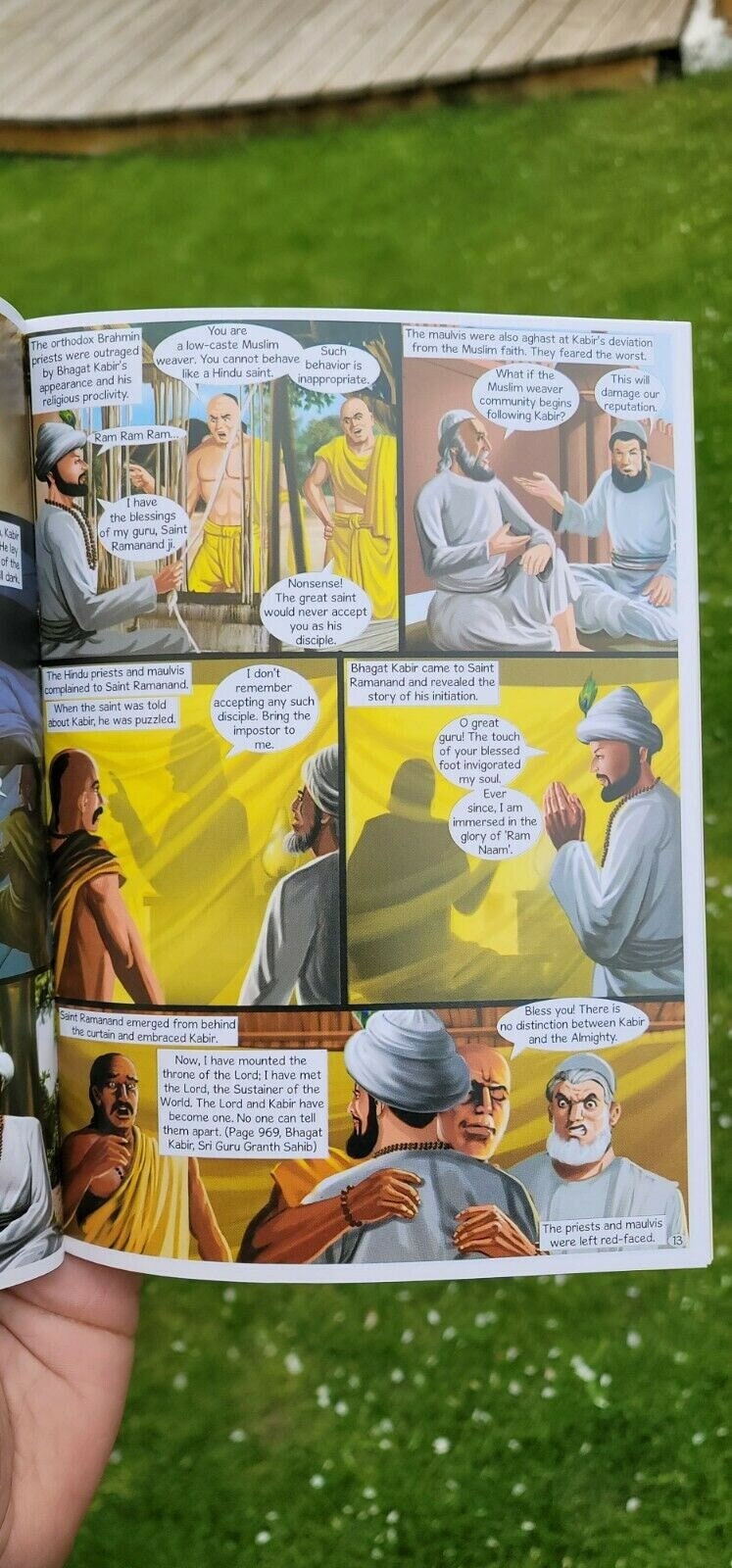 Bhagat kabir weaver of god's name sikh kids comic daljeet singh sidhu english mc
