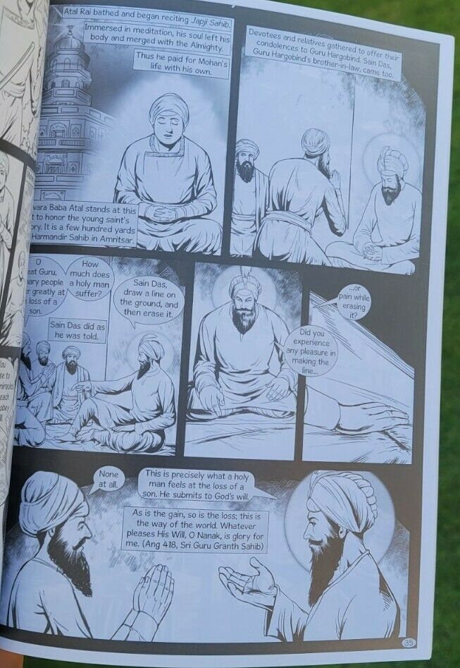 Sikh kids comic guru hargobind ji daljeet singh sidhu in english volume 1 & 2 mc