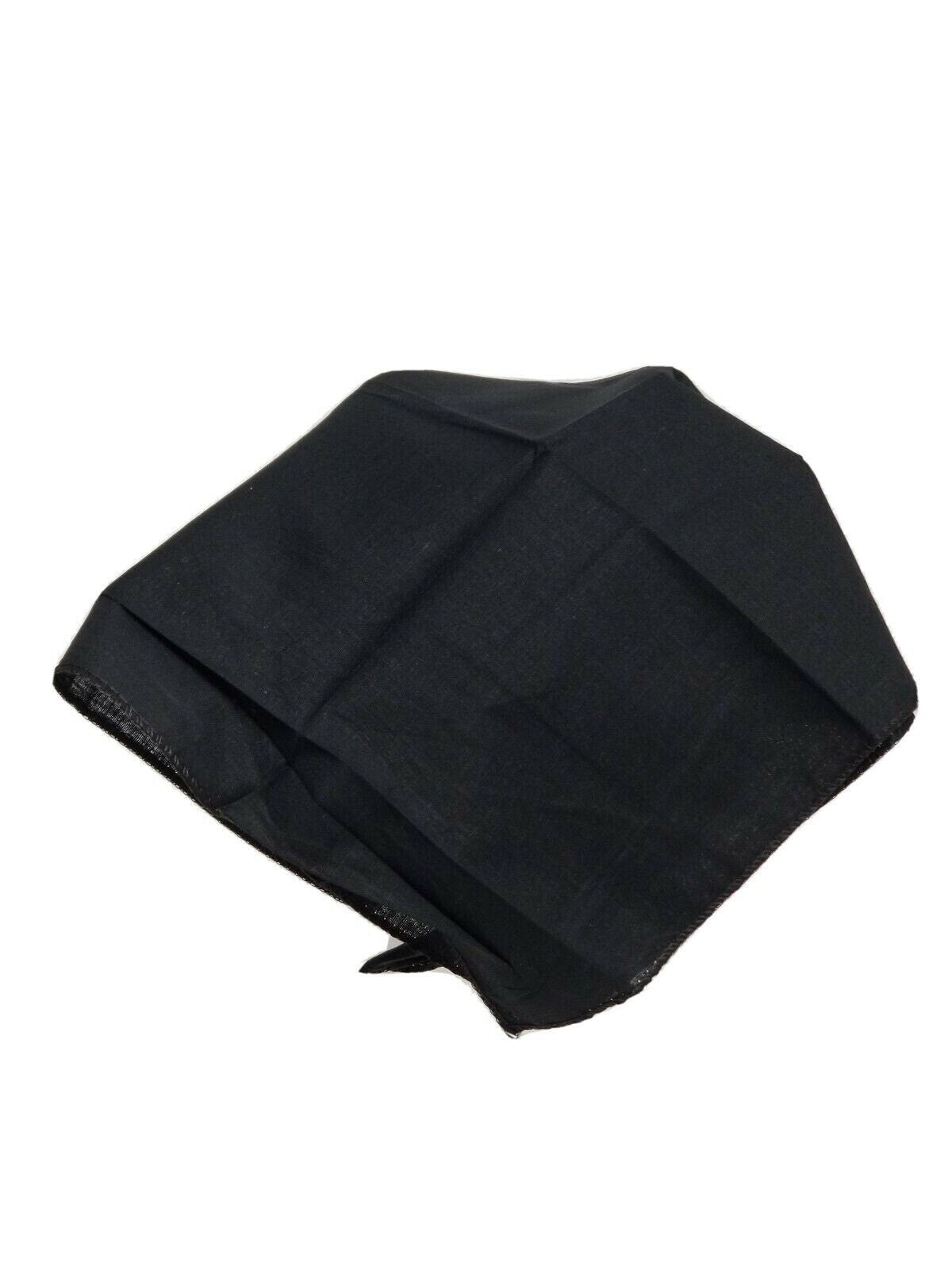 Black Sikh Rumal Head Wrap Bandana Punjabi Cotton Head Cover Roomal New Unisex UK