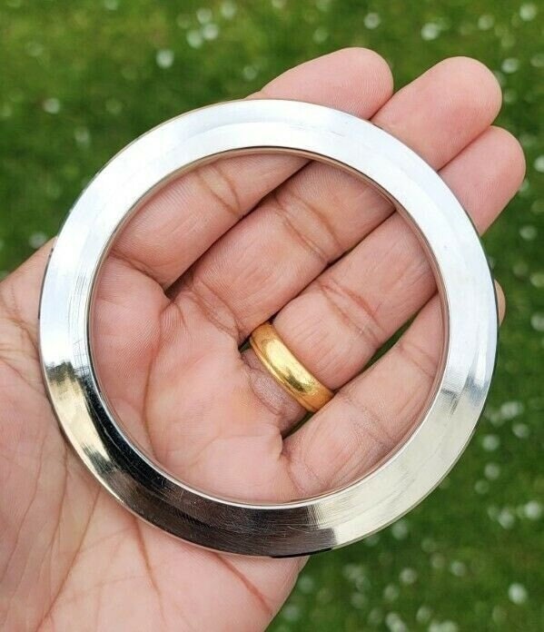 Sikh chakri kara stainless steel smooth bracelet new kada singh kaur bangle q1a